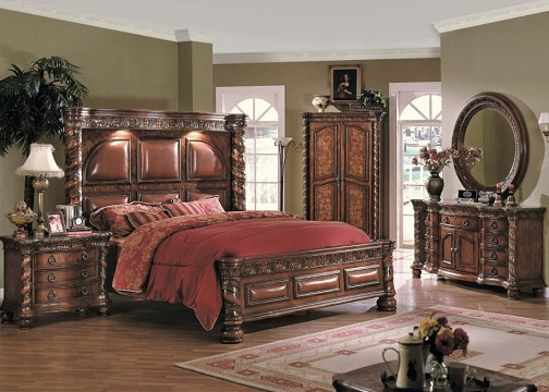 旧世界卧室家具