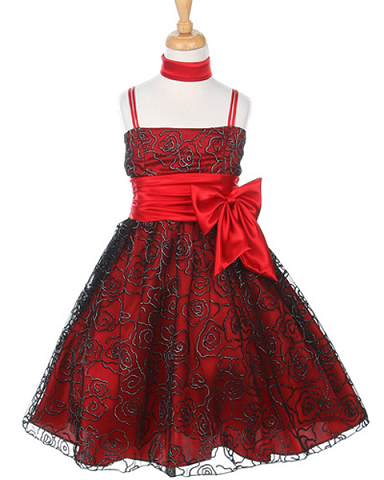 red frock design